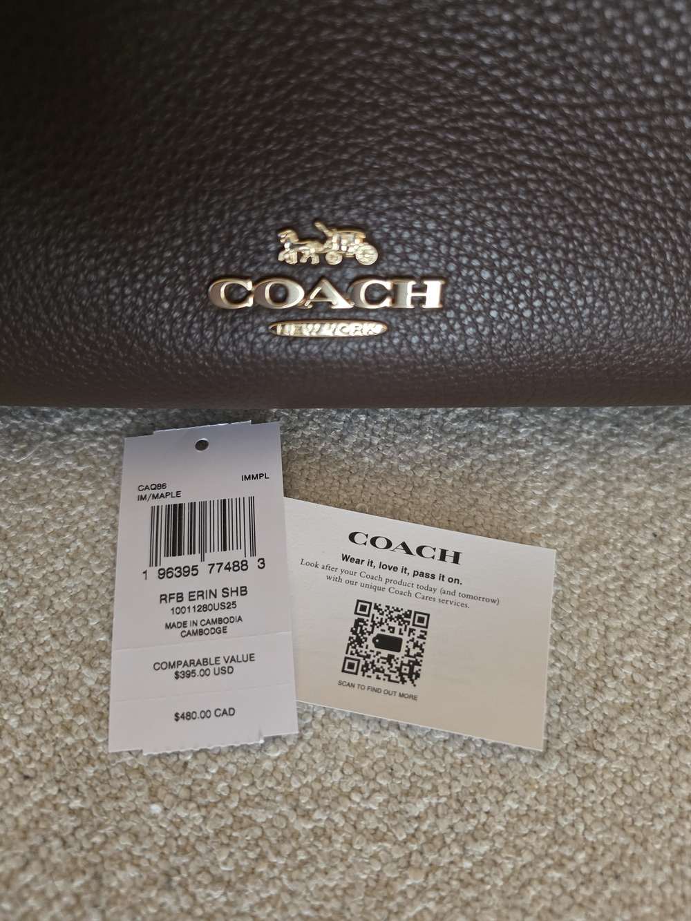 Coach Erin Shoulder Bag - Picture 10 of 10